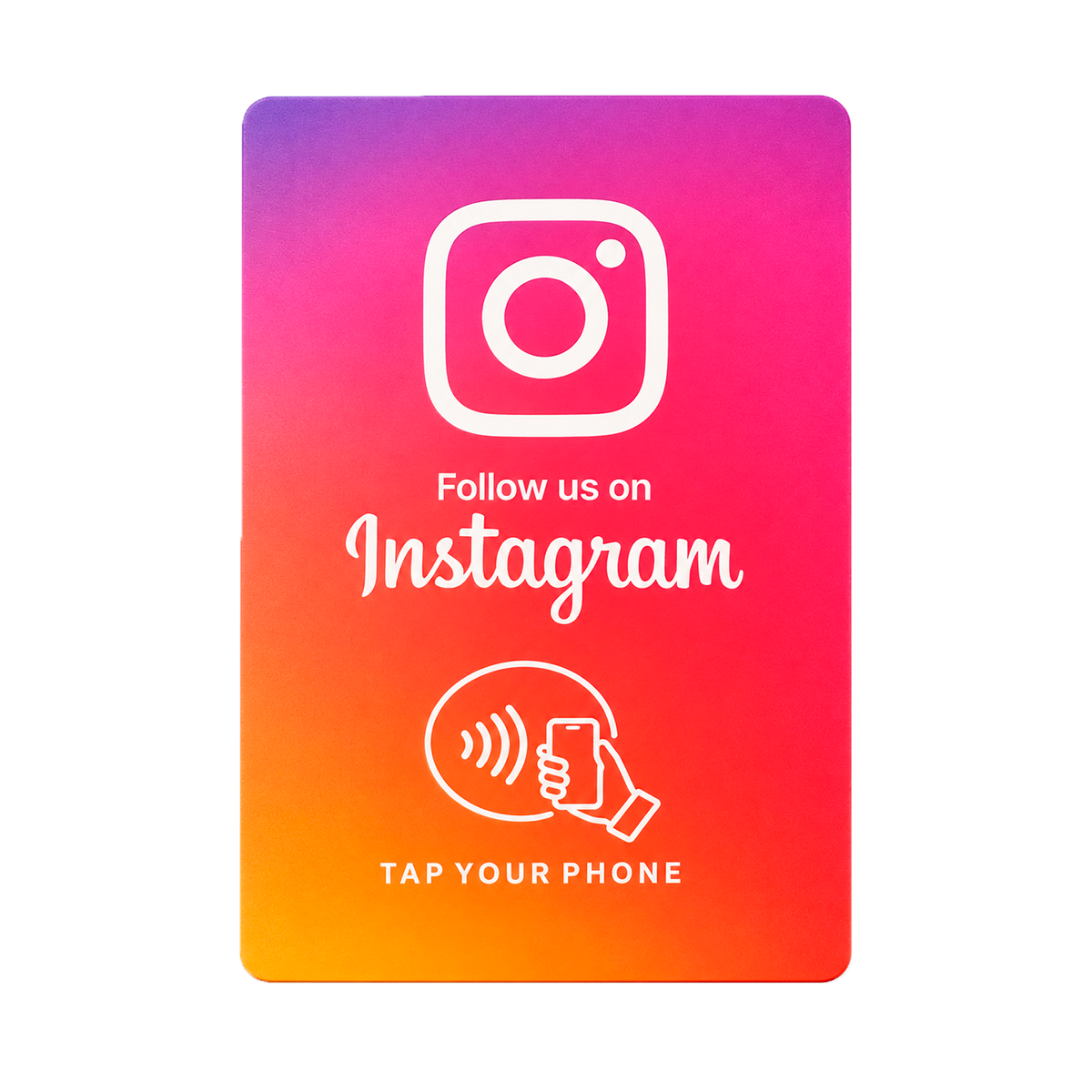 PLACA DE INSTAGRAM